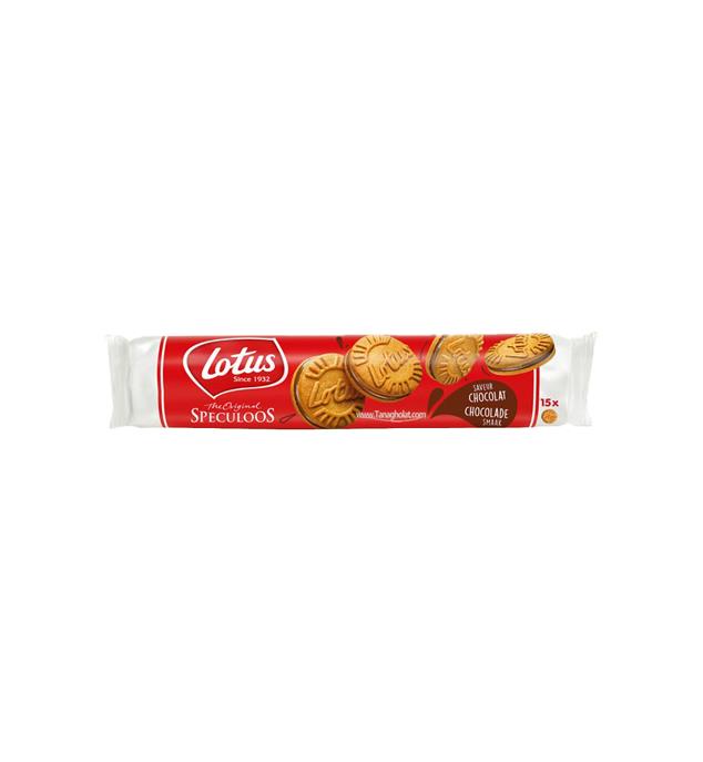 بیسکویت کرم دار شکلاتی لوتوس 150 گرمی